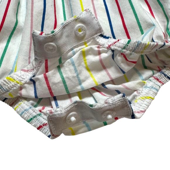 Starting Out Ruffle Sunsuit White Red Green Yellow Blue 6-9 months - Picture 2 of 4